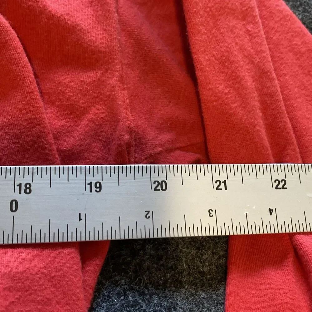 Champion Long Sleeve T-Shirt Men Size Medium Red And White - Picture 6 of 9